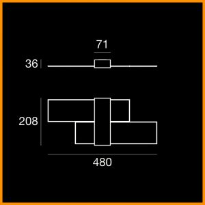LINEALIGHT-TRIAD-2.0-APPLIQUE_DIM-STILLUCE-STORE-BERGAMO