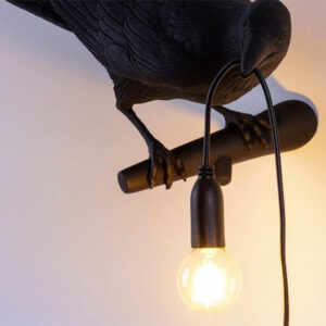 SELETTI-BIRD-LAMP-BLACK-RICAMBIO-LAMPADINA-STILLUCE-STORE-BERGAMO