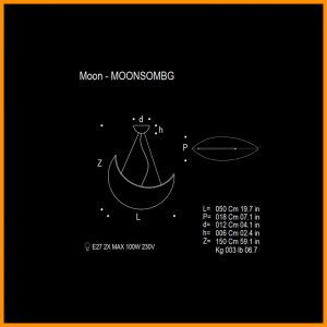 Mazzega1946 Moon Sospensione Grande - immagine 5