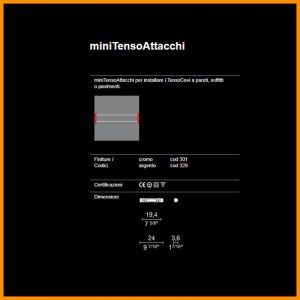 Cini e Nils MiniTenso Tesata 230V con 3 MiniTensoSferico opalescente - immagine 6