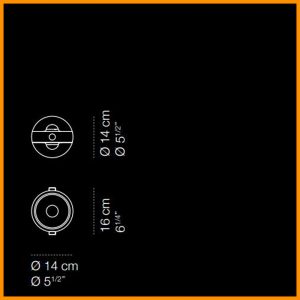 Cini e Nils MiniTenso Tesata 230V con 3 MiniTensoSferico opalescente - immagine 7
