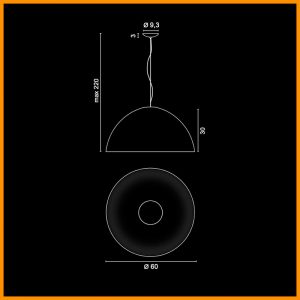 Egoluce Giove Lampada a Sospensione Cod. 1599 - immagine 4