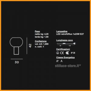 Foscarini Buds 3 Tavolo - immagine 3