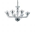 deal-lux-casanova-lampadario-8-luci-trasparente-stilluce-store-bergamo