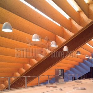 Artemide Nur Sospensione E27 Grigio Alluminio - immagine 2