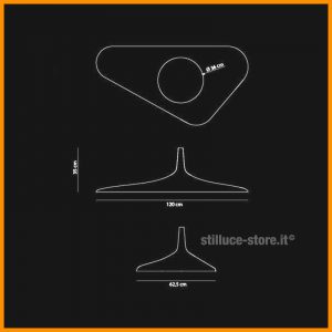 Luceplan Soleil Noir Plafone D89p - immagine 2